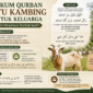 Mazhab Syafi’i menjelaskan hukum qurban satu kambing untuk keluarga dengan membedakan pelaku ibadah dan penerima pahala qurban berdasarkan hadis Nabi SAW.( Poto : AI ).