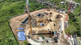 Hutama Karya mempercepat pembangunan RS Adhyaksa Bali di Jembrana. ( Poto : JAMBIEKSPRES.CO.ID )