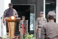 Kajati Jambi Pimpin Upacara HUT ke-75 PERSAJA, Tekankan Integritas Jaksa.( Poto : RRI.CO.ID ).