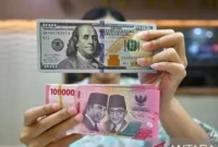 Nilai tukar rupiah terhadap dolar AS dipengaruhi inflasi, suku bunga, neraca perdagangan, hingga sentimen global yang berdampak pada ekonomi nasional.( Poto  : istimewa )