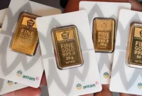 Harga emas Pegadaian hari ini kembali mengalami kenaikan pada perdagangan Selasa, 26 Mei 2026.( Poto : SINARHARAPAN.CO ).