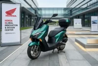 Honda NS150ES resmi hadir di China dengan desain sporty mirip PCX dan Vario. Simak spesifikasi, fitur, dan harga lengkapnya di sini.( Poto : dok. Radar Madura - Jawa Pos ).