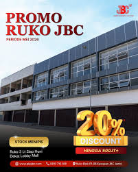 Promo ruko JBC Mei 2026 ( Poto : istimewa ).