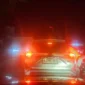 Kemacetan terjadi di kawasan Beringin, Kota Jambi, akibat mati lampu massal di Provinsi Jambi, Jumat (22/5/2026) malam. ( Poto : tribunjambi.com ).