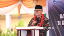 Mendikdasmen Abdul Mu’ti menegaskan penghapusan istilah guru honorer dalam UU ASN 2023 dan menggantinya dengan guru non-ASN.( Poto : REPUBLIKA ).