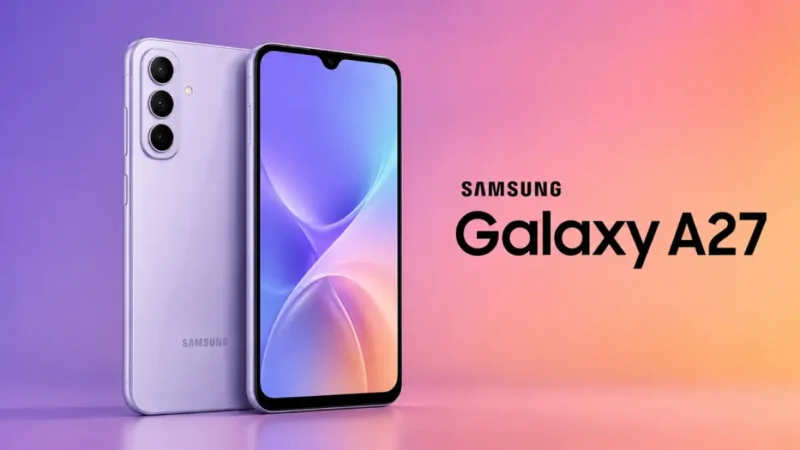 Samsung Galaxy A27 kembali bocor dengan membawa Snapdragon 6 Gen 3 dan spesifikasi menarik. Simak detail lengkap desain, performa, layar, dan kameranya.( Poto : PontianakPost-Jawa Post ).