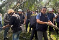 Tim dari Bareskrim Polri turun tangan mengecek penyebab listrik padam di sebagian Sumatera(Poto : istimewa ).
