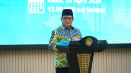 Wamenag Romo Muhammad Syafi’i menegaskan komitmen Kemenag dalam meningkatkan kesejahteraan guru melalui relaksasi PPG 2026,( Poto : Kemenag )