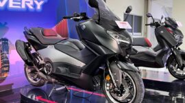 Yamaha Tmax terbaru langsung diserbu konsumen Indonesia meski dibanderol hingga Rp475 juta. Kuota perdana 50 unit habis terjual dalam waktu singkat.( Poto : detikoto ).