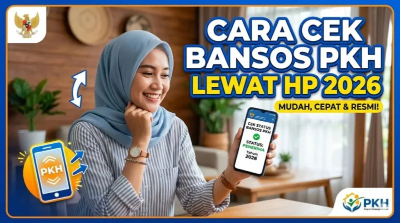 Cara cek Bansos 2026 melalui HP ( Poto : Babel Insight ).