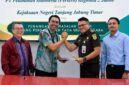 Febrianto Zenny Sulistyo Hari Murti dan Kepala Kejaksaan Negeri Tanjung Jabung Timur, Anto Widi Nugroho.( poto : jambilink.id )