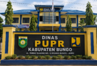 Ilustrasi kantor Dinas PUPR Kabupaten Bungo ( poto : chatGPT )