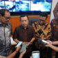 Gubernur Jambi Dr. H. Al Haris, S.Sos, MH menerima audensi Direktur Utama BPJS Ketenaga kerjaan Saiful Hidayat ( poto : bicarajambi.com ).