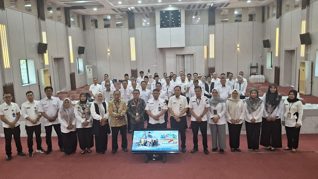 Perwakilan Ombudsman RI Provinsi Jambi rapat koordinasi dan sosialisasi pelaksanaan Sistem Penerimaan Murid Baru (SPMB) Tahun Ajaran 2026/2027.( poto : bicarajambi.com )