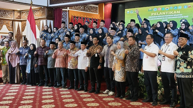 Gubernur Jambi Al Haris menghadiri Dewan Pimpinan Wilayah Ikatan Ahli Ekonomi Islam Indonesia (DPW IAEI) Jambi periode 2026–2031( poto : bicarajambi.com )