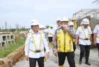 Al Haris tinjau pembangunan Sekolah Rakyat di Tanjab Timur( Poto : bicarajambi.com )