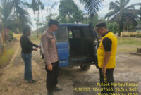 Polsek Rantau Rasau mengamankan Isuzu Panther( poto : bicarajambi.com ).