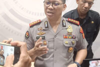 Kabid Humas Polda Jambi menyampaikan klarifikasi status kedinasan anggota Polri berinisial RC. ( poto : bicarajambi.com )