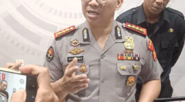 Kabid Humas Polda Jambi menyampaikan klarifikasi status kedinasan anggota Polri berinisial RC. ( poto : bicarajambi.com )