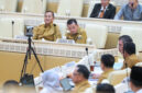 Gubernur Jambi Dr. H. Al Haris, S.Sos, MH( tengah ).poto : bicarajambi.com