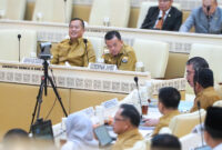 Gubernur Jambi Dr. H. Al Haris, S.Sos, MH( tengah ).poto : bicarajambi.com