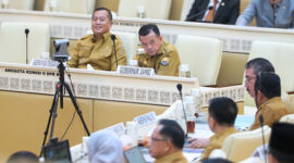 Gubernur Jambi Dr. H. Al Haris, S.Sos, MH( tengah ).poto : bicarajambi.com