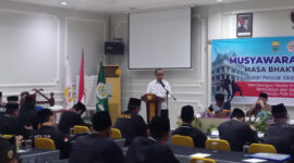 Musyawarah Provinsi (Musprov) Ikatan Pencak Silat Indonesia (IPSI) Provinsi Jambi yang digelar di Hotel Ratu, Minggu, 14/6/2026.( poto : bicarajambi.com )