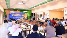 Kabid Humas Polda Jambi Kombes Pol. Erlan Munaji menyampaikan apresiasi kepada seluruh awak media.( poto : bicarajambi.com )