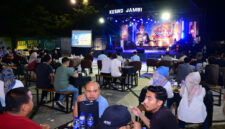 Lomba Stand Up Comedy Polda Jambi menjadi salah satu agenda yang memeriahkan peringatan Hari Bhayangkara ke-80 Tahun 2026.( poto : bicarajambi.com )