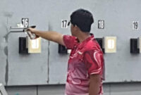Atlet menembak Jambi meraih satu medali perak dan satu perunggu di Kejurnas 2026 Bandung.( poto : bicarajambi.com)