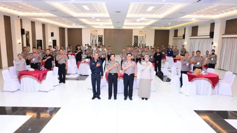 Bidhumas Polda Jambi menggelar Rapat Kerja Teknis (Rakernis) Humas Tahun 2026( poto : tribunjambi.com )