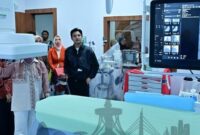 Wakil Wali Kota Jambi, Diza Hazra Aljosha, meresmikan langsung operasional Cathlab pada Jumat (5/6/2026). ( Poto : jambiprima.com)