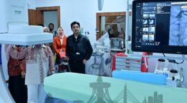Wakil Wali Kota Jambi, Diza Hazra Aljosha, meresmikan langsung operasional Cathlab pada Jumat (5/6/2026). ( Poto : jambiprima.com)