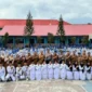 Siswa/i SMA 1 Kota Sungai Penuh dan tenaga Pendidik( poto : RRI )