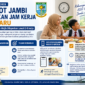Infografis Pemkot Jambi tentang penerapan jam kerja ASN baru mulai 2 Juni 2026.( poto :chatGPT )