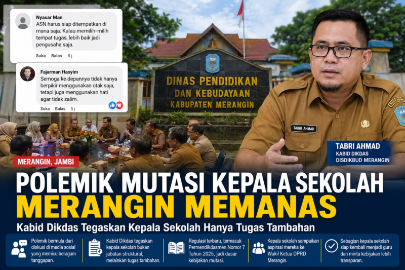 Kabid Dikdas Tabri Ahmad menegaskan bahwa kepala sekolah bukan jabatan struktural yang melekat pada ASN.( ilustrasi poto : chatGPT )