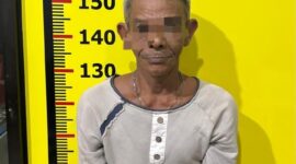 Polisi mengamankan Z (56), warga Kota Padang yang bekerja sebagai karyawan swasta.( poto : jambiekspres.co.id )