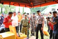 Gubernur Jambi Dr. H. Al Haris, S.Sos., M.H., memimpin langsung Apel Siaga Karhutla Jambi( poto : jambilink.id )