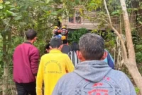 Tim SAR Gabungan menemukan bocah 7 tahun tenggelam di Sungai Batang Hari Muaro Jambi.( poto : tribunjambi.com )