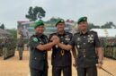 Komandan Brigade Infanteri bersama Letkol Inf Viko Hendrika Sandro dan Letkol Inf Wasidi ( poto : jambiprima.com )