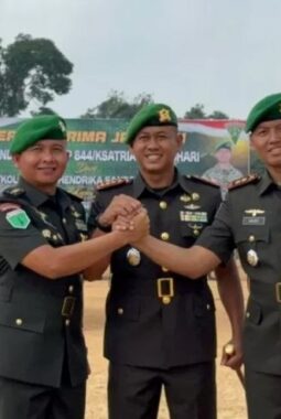 Sertijab Yonif TP 844 Tebo Digelar, Letkol Wasidi Resmi Terima Komando