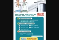 Waktu pendaftaran Beasiswa Pemprov Jambi 2026 berakhir hari ini.( poto : tribunjambi.com )