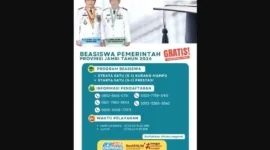Waktu pendaftaran Beasiswa Pemprov Jambi 2026 berakhir hari ini.( poto : tribunjambi.com )