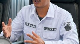 Direktur Administrasi dan Keuangan Perumda Tirta Mayang, Andri Susanto.( poto : jambiekspres.co.id )