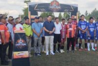 Buka Turnamen Tanah Abang Istimewa, Bupati M Syukur Dukung Penuh Geliat Olahraga Merangin.( poto : jambiekspres.co.id )