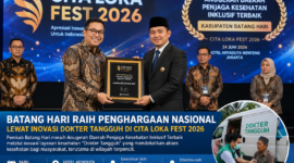Batang Hari meraih penghargaan nasional di Cita Loka Fest 2026 lewat inovasi Dokter Tangguh.( ilustrasi poto :  chatGPT )