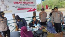 Kapolres Tanjab Barat AKBP Maulia Kuswicaksono S.I.K., M.H.(kanan).( poto : jambilink.id )