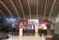 Wali Kota Jambi Maulana bersama Wakil Wali Kota Diza Hazra Aljosha membuka Minang Market Festival Jambi 2026, Kamis (4/6/2026). ( poto : jambilink.id )
