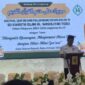 Wakil Bupati Tebo, Nazar Efendi memberikan kata sambutan Khotmil Qur’an ( poto : jambiprima.com )