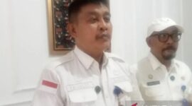 Kepala Kesbangpol Provinsi Jambi Ismed Wijaya saat memberikan keterangan terkait dana partai politik di Jambi, Selasa (9/6/2026). ANTARA/Agus Suprayitno.